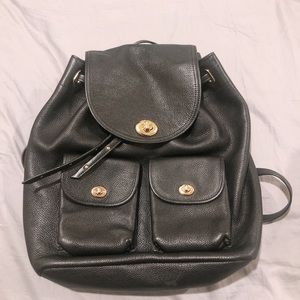 Like new coach backpack in black